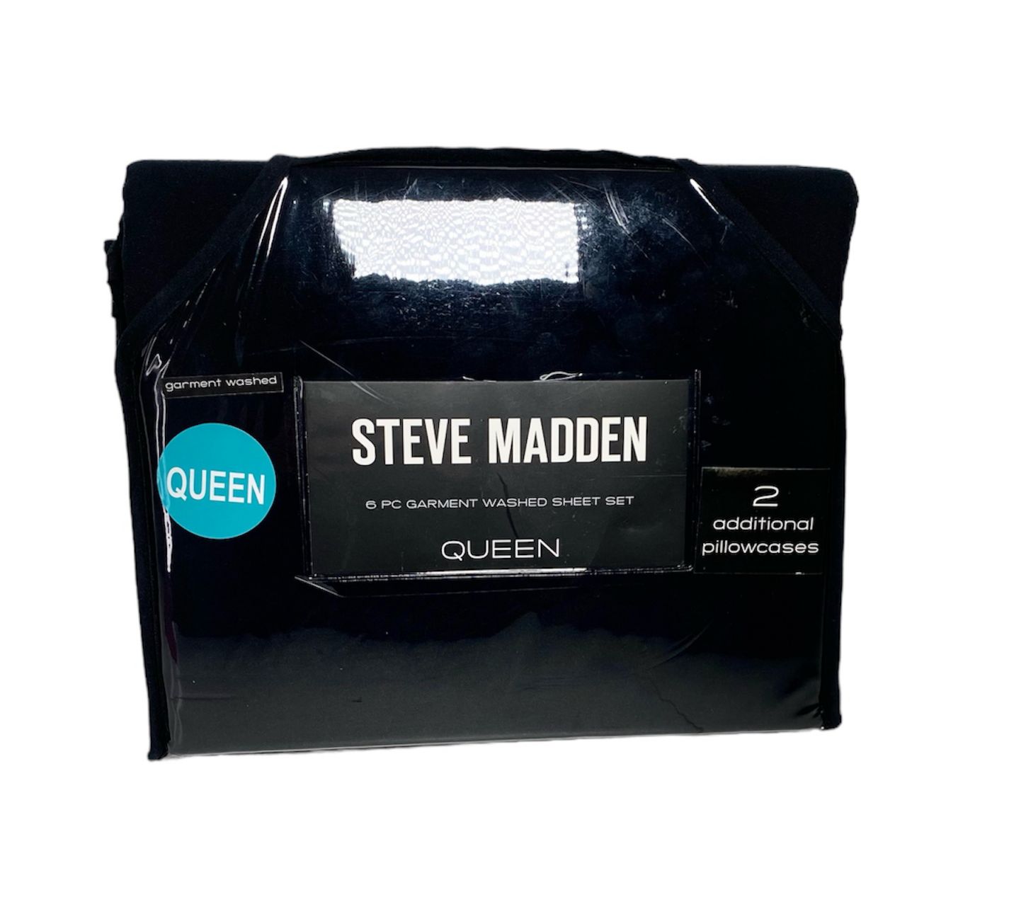 Juego de 6 Piezas para Cama Color Negro Steve Madden - Queen